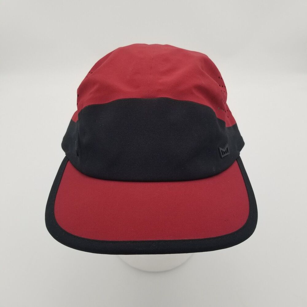 Melin Pace Hydro Performance Strapback Running Hat Red/Black 58cm Five Panel